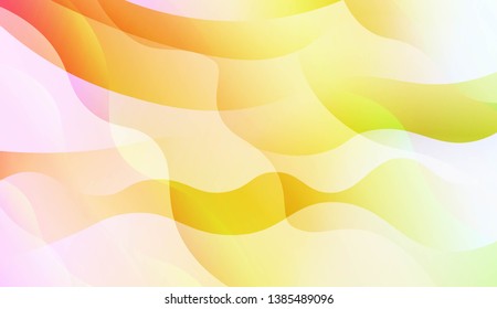 Abstract Shiny Waves, Lines. For Elegant Pattern Cover Book. Vector Illustration with Color Gradient