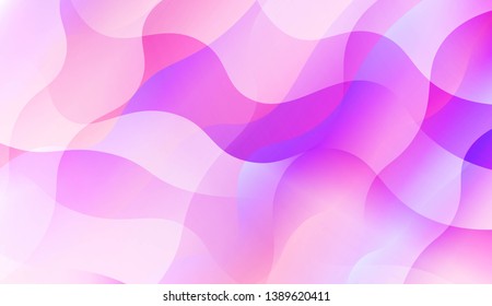 Abstract Shiny Waves, Lines. For Elegant Pattern Cover Book. Vector Illustration with Color Gradient