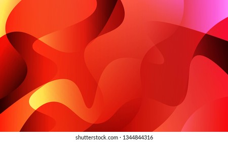 Abstract Shiny Waves. For Template Cell Phone Backgrounds. Vector Illustration.