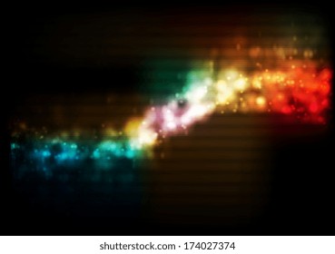 Abstract shiny waves vector background