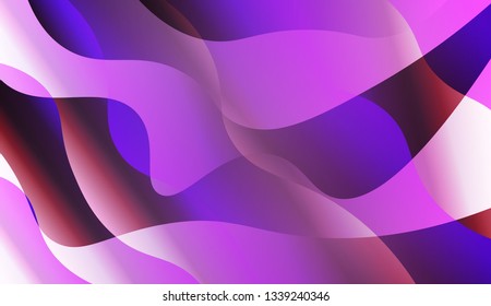 Abstract Shiny Waves. For Your Design Wallpapers Presentation. Vector Illustration with Color Gradient