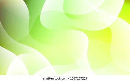 Abstract Shiny Waves. For Your Design Ad, Banner, Cover Page. Vector Illustration with Color Gradient