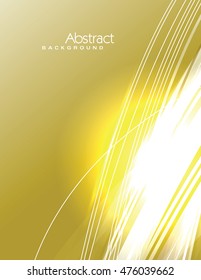 Abstract Shiny Yellow Background.