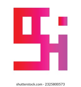 Abstract shirja name logo icon, all s, h, i, r, j, a, font logo icon vector art illustration