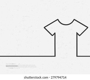 Abstract shirt vector background. For web and mobile applications, illustration template design, creative business info graphic, brochure, banner, presentation, concept poster, cover, booklet, document.