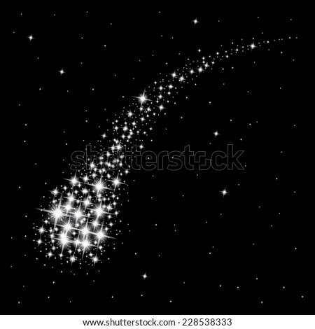 Abstract Shooting Star Stock Vector (Royalty Free) 228538333 - Shutterstock