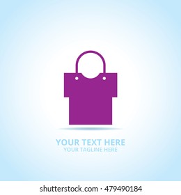 Abstract shop logo, design concept, emblem, icon, flat logotype element for template.