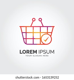 Modelo De Diseño De Los Elementos Gráficos Plantilla Ai - Logotipo De La Tecnología De Tiendas