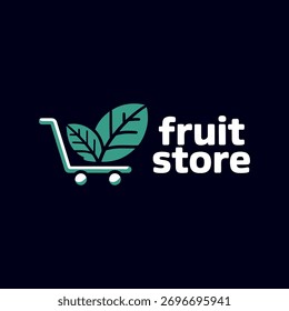 Abstract shopping logo design file