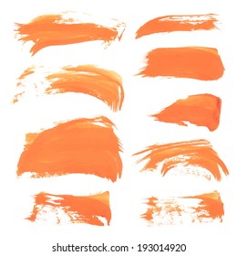 abstract short strokes gouache paint 3