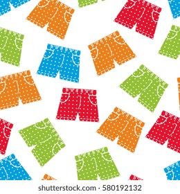 Abstract shorts pattern background