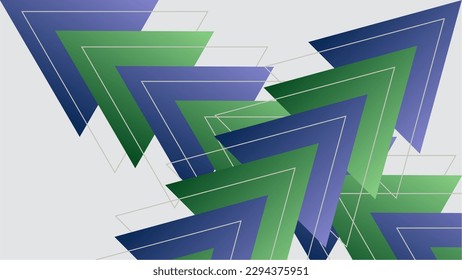 Abstract showing growth in upward trajectory