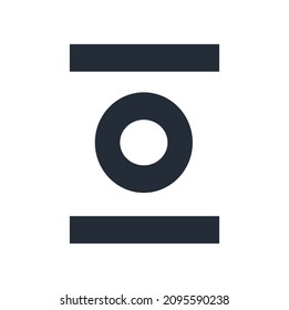 Abstract sign icon design concept