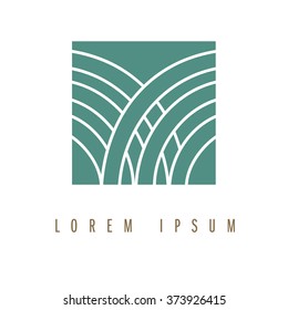 Abstract sign icon, element for your design, vector illustration