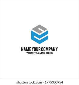 Abstract sign logo design vector
