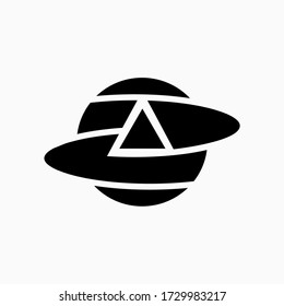 Abstract sign logo vector design template.