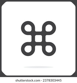 Abstract sign for logo vector icon.