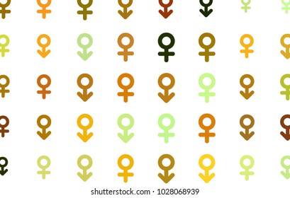 Abstract sign of male or female. Good for web page, wallpaper, graphic design, catalog, texture or background. Cartoon style vector.