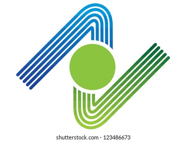 Abstract Sign template