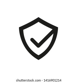 Abstract Sign of True Security. Isolated Vector Illustration