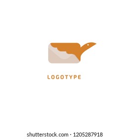Abstract sign, vector logotype, editable design minimalist sign. Vector stock logo. Illustration design of elegant, premium and royal logotype.