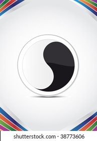 abstract sign - yin yang