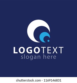 Abstract signal logo icon vector template