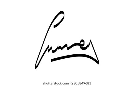 Abstract Signature and Brush Strokes: A Creative Collection
