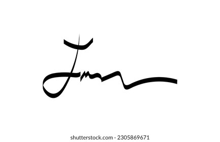 Abstract Signature and Brush Strokes: A Creative Collection