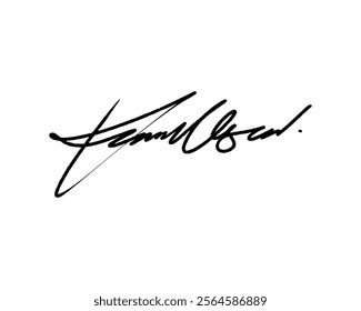 Abstract signature idea starting letter K for document. Vector with transparent background or alpha channel. - Powered by Shutterstock - Get 15% off with code: PIKWIZARD15