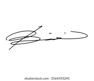 Abstract signature ideas starting with the first letter B. Vector with transparent background or alpha channel.