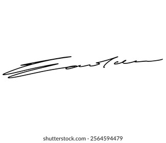 Abstract signature ideas starting with the first letter E. Vector with transparent background or alpha channel.