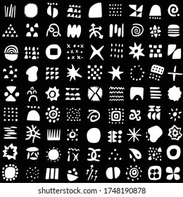 abstract  signs  - seamless graphic pattern , design element