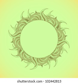 abstract sign.vector illustration.