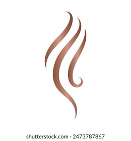 abstract silhouette medical symbol and hair Logo design vector illustration