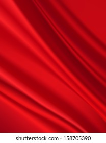 Abstract silk fabric for background, satin mesh vector illustration