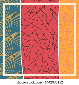 Abstract Silk Fabric Hijab Scarf for Printing