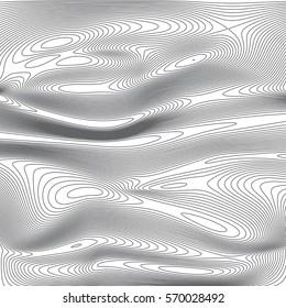 Abstract silk, grey waves on white backgrround, 
three-dimensional effect vector file