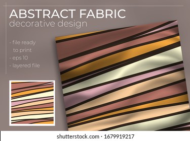 abstract silk scarf creative hijab design with realistic mock up