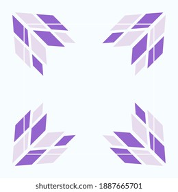Abstract silk scarf pattern. Hijab design