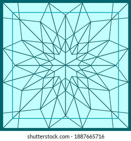 Patrón abstracto de la bufanda de seda. Diseño hijab