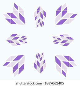 Patrón abstracto de la bufanda de seda. Diseño hijab
