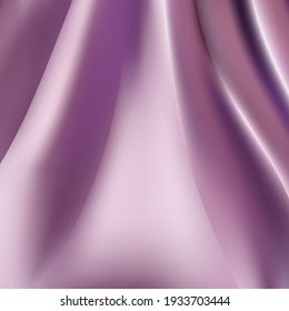 Resumen del fondo del vector de seda de lujo tela blanca o onda líquidaResumen o fondo de textura de tela blanca. Ola suave de tela. Asas de satén, seda y algodón suave y elegante.