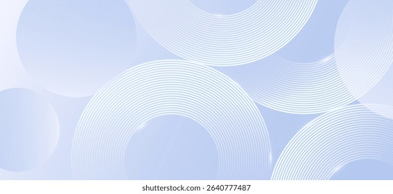 Abstract silver background. Geometric circle lines. Design elements texture - white glow . Dynamic shapes composition. Futuristic templates, company, business, branding. Tranding - vector eps10.