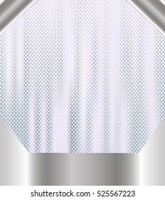 Abstract silver background. Modern vector background