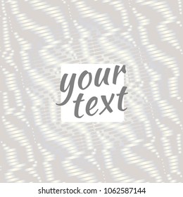 Abstract silver background with the place for your text. Vector