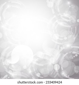 Abstract Silver Background - Vector Illustration, Graphic Design Useful For Your Design
