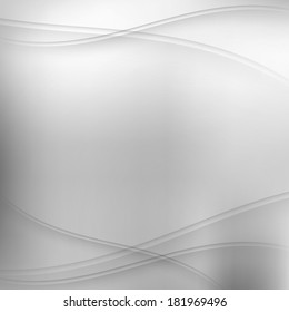 abstract silver background with waves 