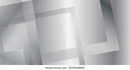 Abstract silver background with white and beige luxury glitter shapes. Golden lines luxury on cream color background. Gold elegant realistic paper cut style 3d. Vector illustration