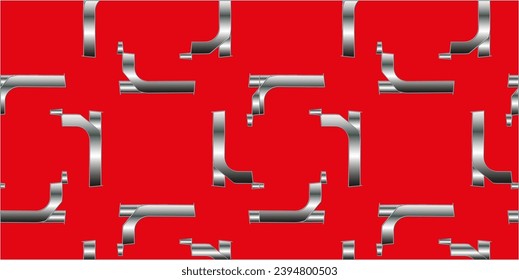 Abstract silver classic pattern. Geometric background. Pattern wallpapers and for backgrounds. A popular trend in interior decoration. Geometric texture. Repeated printing.